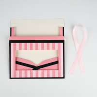 Складная коробка для цветов с окном &laquo;Спасибо, что ты есть&raquo;, розовая, 16 х 27 х 9 см