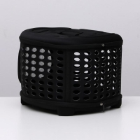 Складная сумка-переноска большая, материал EVA, 42,5 х 37,5 х 29,5 см, черная Складная сумка-переноска большая, материал EVA, 42,5 х 37,5 х 29,5 см, черная