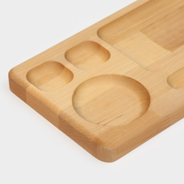 Блюдо для подачи Adelica «Роллы и Суши», 30×13×1,8 см, массив берёзы Блюдо для подачи Adelica «Роллы и Суши», 30×13×1,8 см, массив берёзы