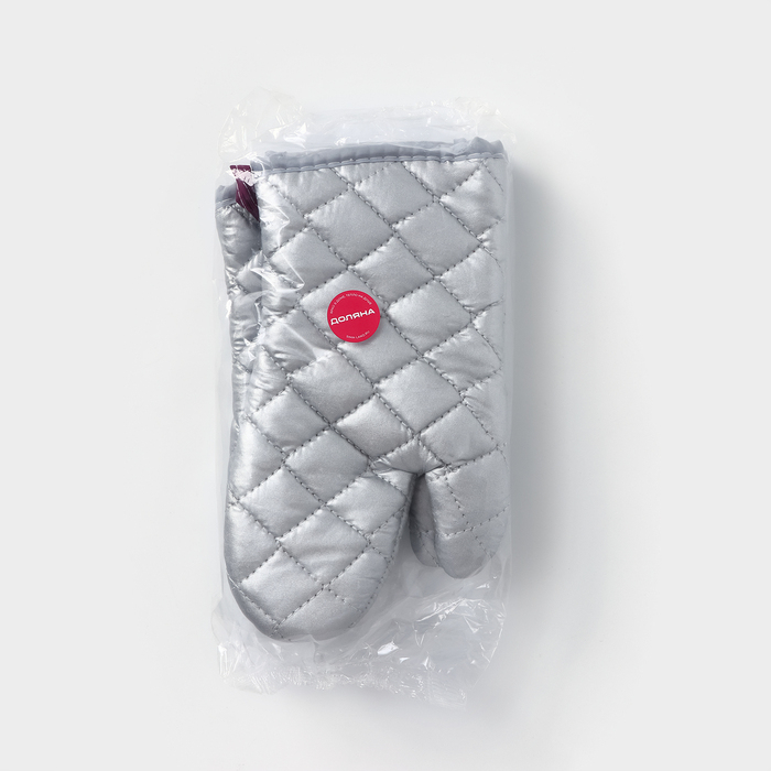 Набор прихваток &laquo;Профи&raquo;, 2 шт, 30&times;16&times;2 см, цвет серый