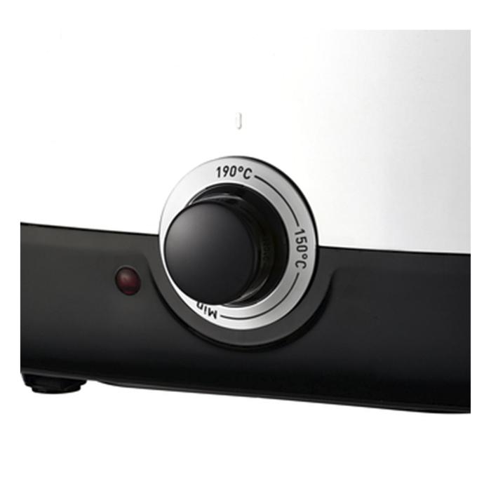 Фритюрница Tefal FF 220015, 1000 Вт, 1 л, до 190&deg;C, серебристо-чёрная