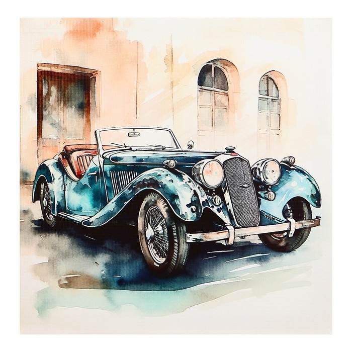 Картина на холсте Картина на холсте "Автомобиль" 31*31 см