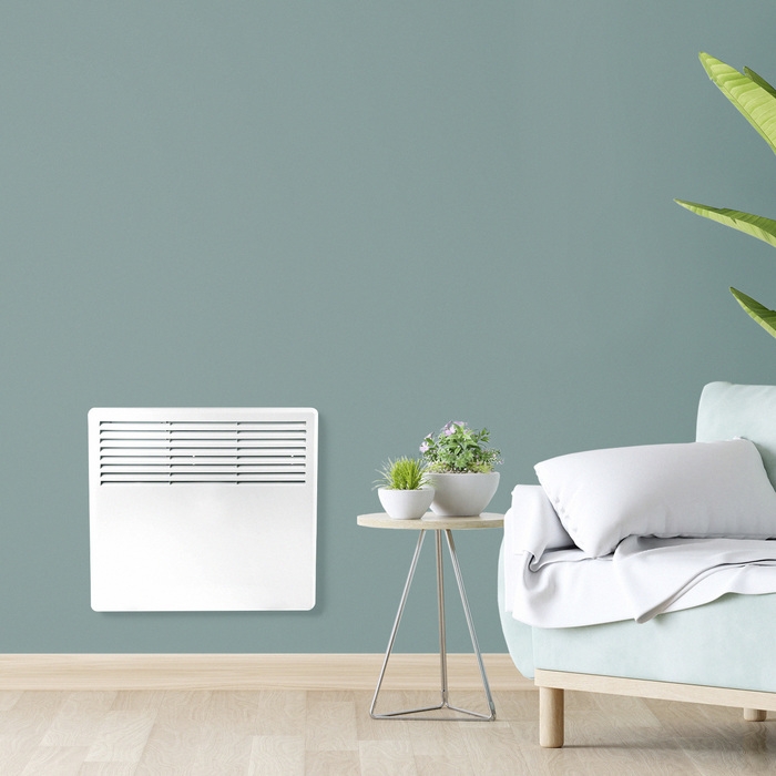 Обогреватель конвекторный Luazon LКO-02, напольный, 1000 Вт, 18 м&sup2;, 2 режима, белый