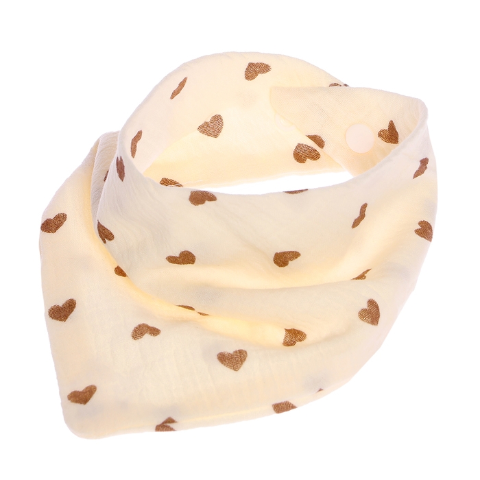 Муслиновый набор &laquo;Подарочный набор: Сердечки&raquo;, 3 шт.