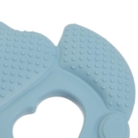 Прорезыватель силиконовый &laquo;Белочка&raquo;, цвет синий, Mum&Baby