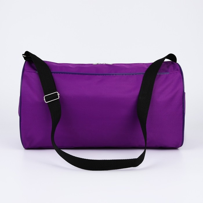 Сумка детская спортивная &laquo;Котик&raquo;, 40х21х24см, цвет чёрный, фиолетовый