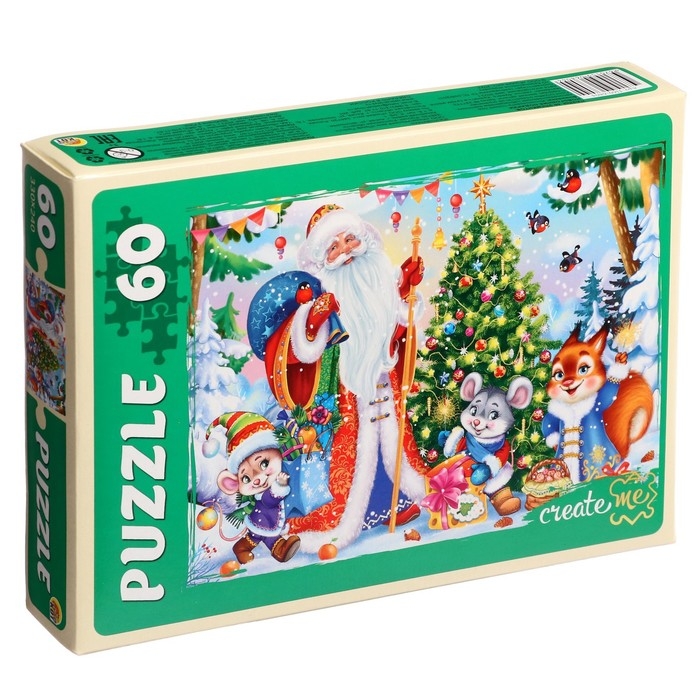 Пазл &laquo;Новогодние подарки&raquo;, 60 элементов