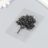 Штамп для творчества силикон "Яблоня" 9х6 см Штамп для творчества силикон "Яблоня" 9х6 см