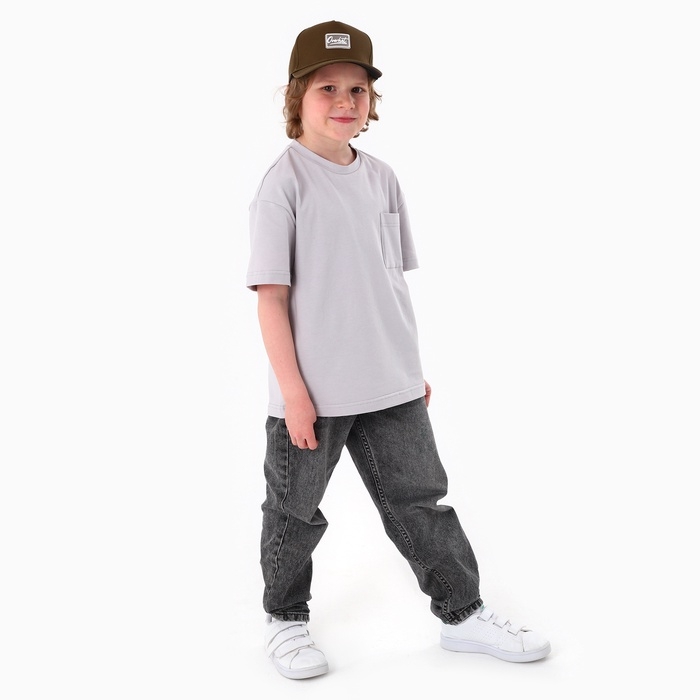 Кепка детская для мальчика Overhat, цвет коричневый, р-р 52-54, 5-7 лет Кепка детская для мальчика Overhat, цвет коричневый, р-р 52-54, 5-7 лет