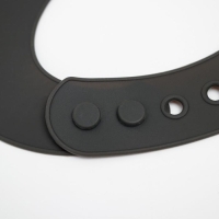 Нагрудник для кормления &laquo;Гороскоп&raquo; силиконовый с карманом, цвет серый