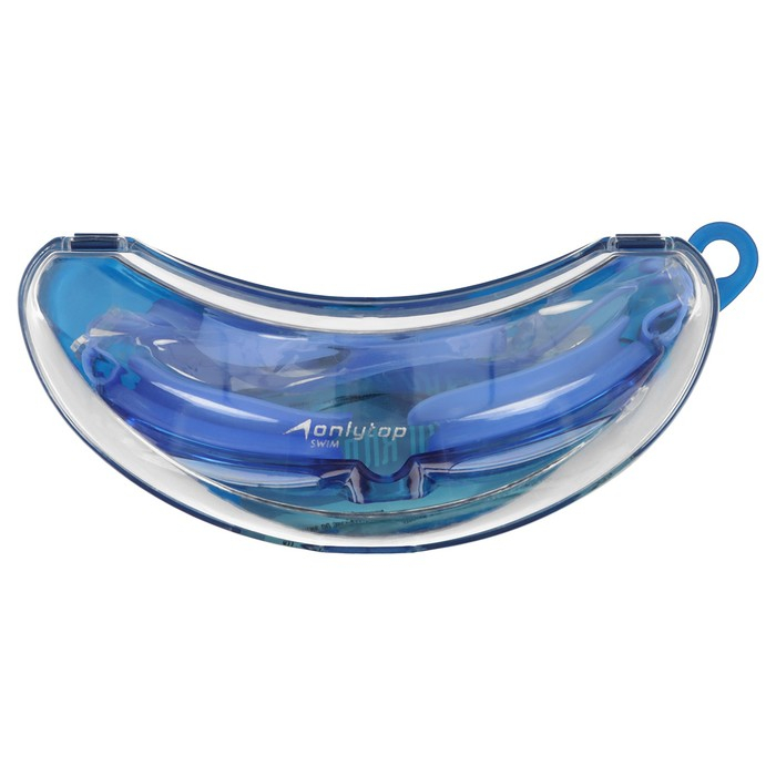 Очки для плавания ONLYTOP, беруши, цвета МИКС