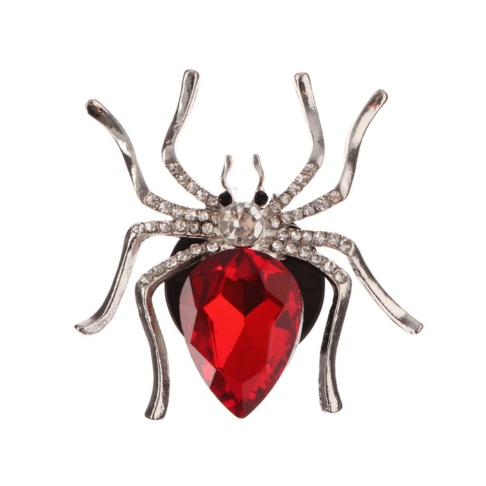 Украшение в дефлектор автомобиля, Паук, ароматизатор, 5.4&times;5.4 см, красный