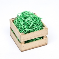 Наполнитель бумажный для подарков, зелёный, 50 г