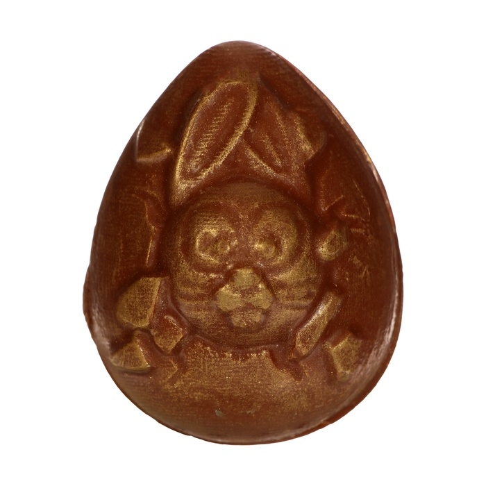 Новый год. Шоколадная бомбочка "Зайчик среди ёлок" с маршмеллоу, 38 г