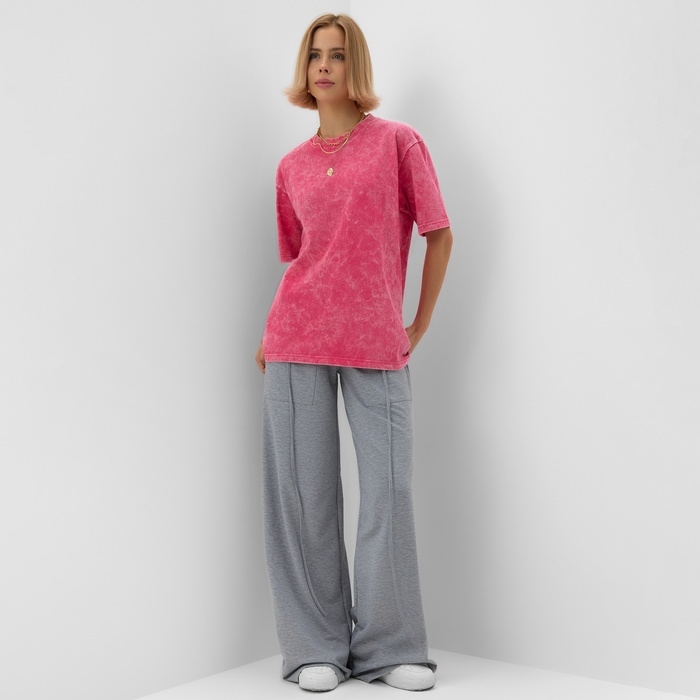 Футболка женская MINAKU, цв.розовый, р-р 46-48 Футболка женская MINAKU, цв.розовый, р-р 46-48