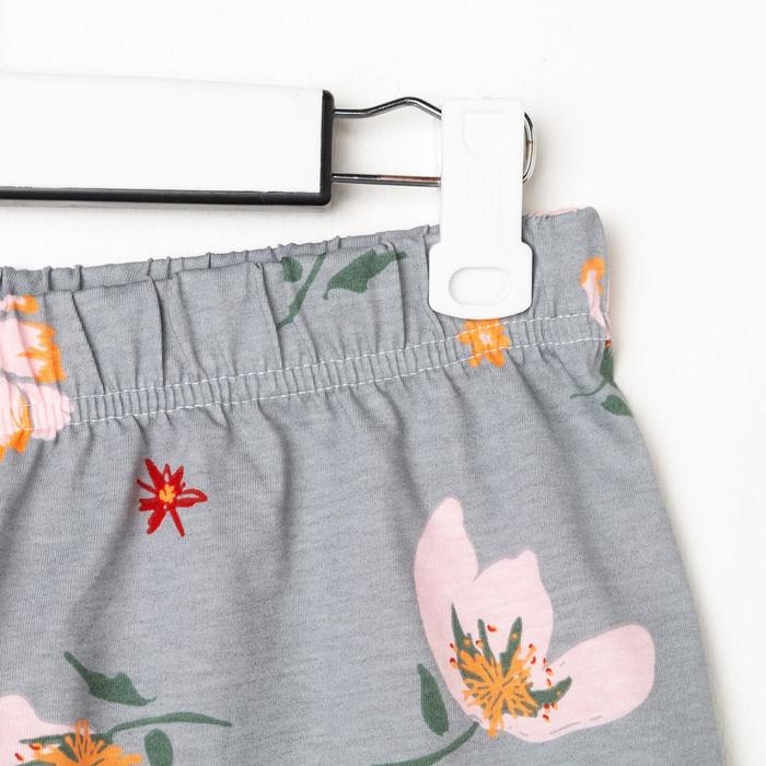 Пижама женская (рубашка и шорты) KAFTAN «Цветы» р. 40-42 Пижама женская (рубашка и шорты) KAFTAN «Цветы» р. 40-42