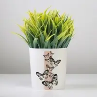 Кашпо для цветов &laquo;Бабочки&raquo;, 1,6 л