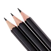 Набор карандашей чернографитных 3 штуки (В, НВ, Н)