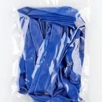 Воздушные шары для моделирования 125 см, d=7.5 см, 10 шт., синие