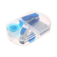 Степлер №10, от 5 листов, скобы 500шт, антистеплер,диспенсер с клейкой лентой 10мм*2метра