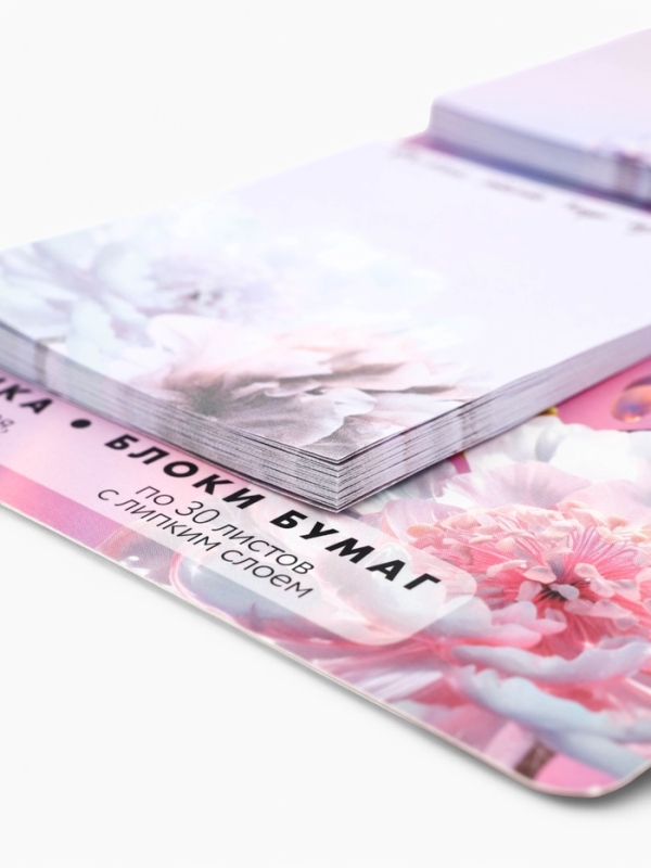 Набор стикеры и ручка "Вдохновляй красотой", 2 х 30 л, синяя паста 0.7 мм