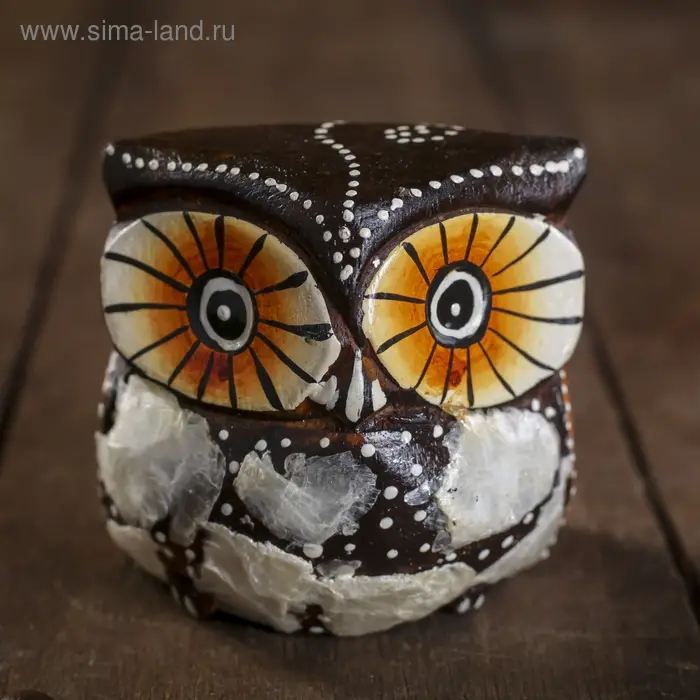 Сувенирный набор дерево "Совы Облака" 6х19х8 см