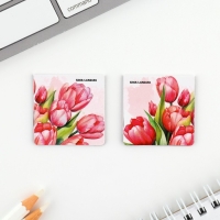 Подарочный набор: блокнот и магнитные закладки 2 шт. &laquo;Самой нежной! С 8 марта&raquo;