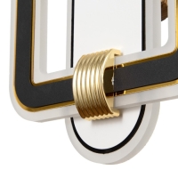 Бра "Квадрат" LED 35Вт 4000К черно-белый 26х19х5 см