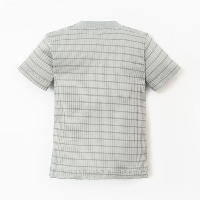 Футболка Крошка, Я BASIC LINE, рост 74-80 см, полоска серая Футболка Крошка, Я BASIC LINE, рост 74-80 см, полоска серая