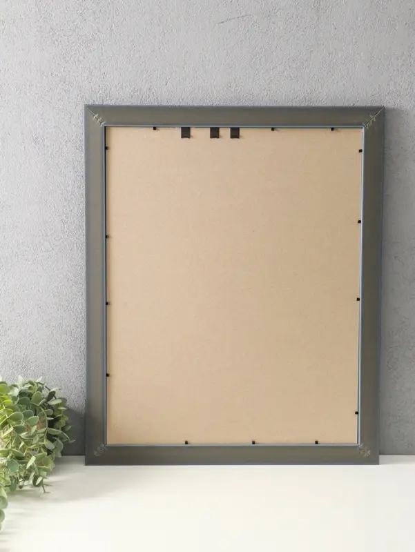 Фоторамка для фото 40х50 см "Luxe Elegance" пластик, чёрный, (пластик экран)