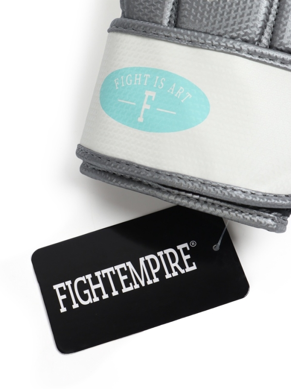 Боксёрские перчатки FIGHT EMPIRE, TIFFANY, белый карбон, размер 12 oz