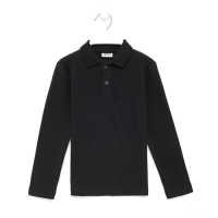 Джемпер (поло) детский MINAKU цвет черный, рост 152 Джемпер (поло) детский MINAKU цвет черный, рост 152