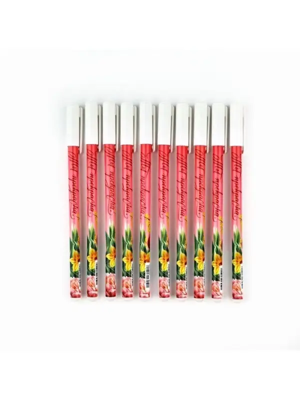 Пиши стирай ручка синяя паста, гелевая 0,5 мм с колпачком &laquo;Ты прекрасна!&raquo;