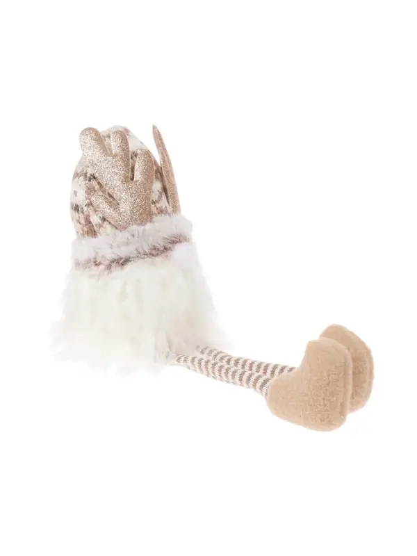 Фигура текстиль &laquo;Гном лосяш&raquo; 33 см, 1 LED, от батареек AG13&times;3, свечение тёплое белое