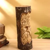 Сувенир "Старец" дерево Джампинис 12х12х30 см