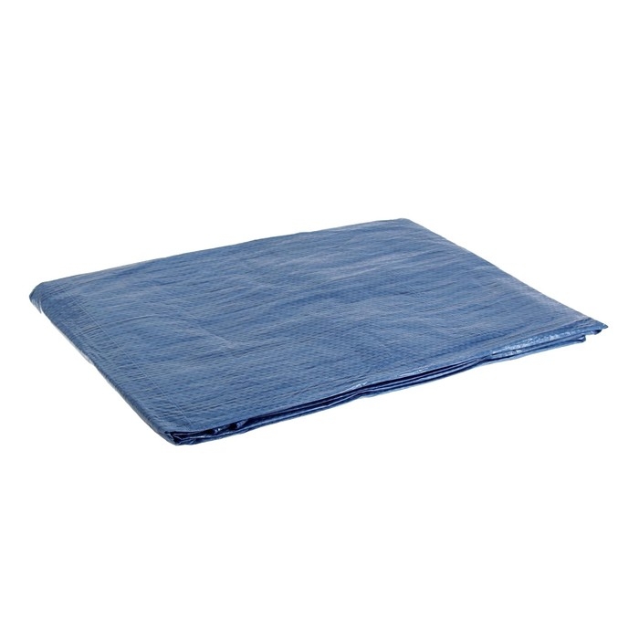 Тент защитный, 5 &times; 3 м, плотность 60 г/м&sup2;, УФ, люверсы шаг 1 м, тарпаулин, УФ, голубой