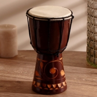 Сувенирный музыкальный инструмент барабан джембе &laquo;Светлый&raquo;, 25&times;13&times;13 см, МИКС
