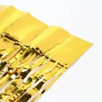 Занавес для фотозоны &laquo;Дождик&raquo; цвет золотой, 1*2 м