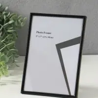 Фоторамка металл на 1 фото 13х18 см "Классик" чёрная 1,5х13х18 см