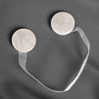 Подхват для штор &laquo;Жемчужина&raquo;, d = 4 см, цвет белый