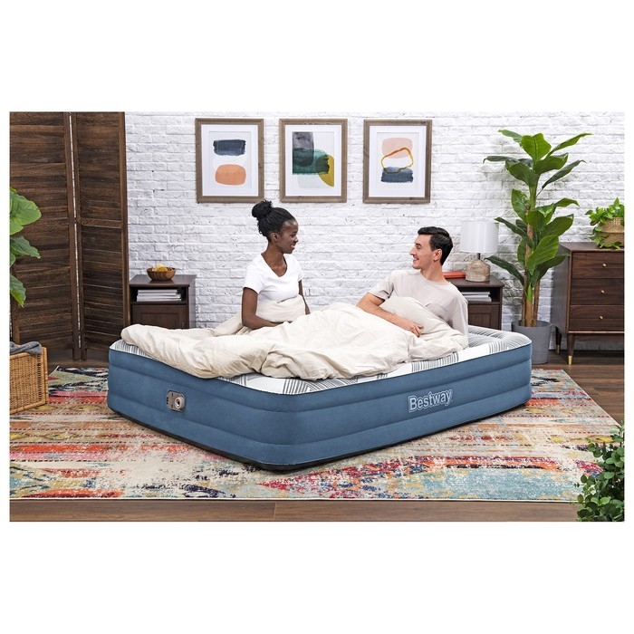Кровать надувная Queen 203 х 152 х 36 см со встроенным электронасосом  6712Y   929862