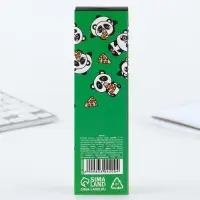 Ручка пиши стирай синяя паста 0,5 мм с колпачком &laquo;Панда&raquo;