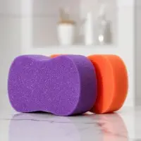 Губка для тела &laquo;Восьмёрка&raquo;, 15&times;8&times;3,5 см, МИКС