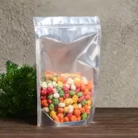 Пакет Zip-lock ПП, метализзированный, со сплошным окном, 18&times;26 см