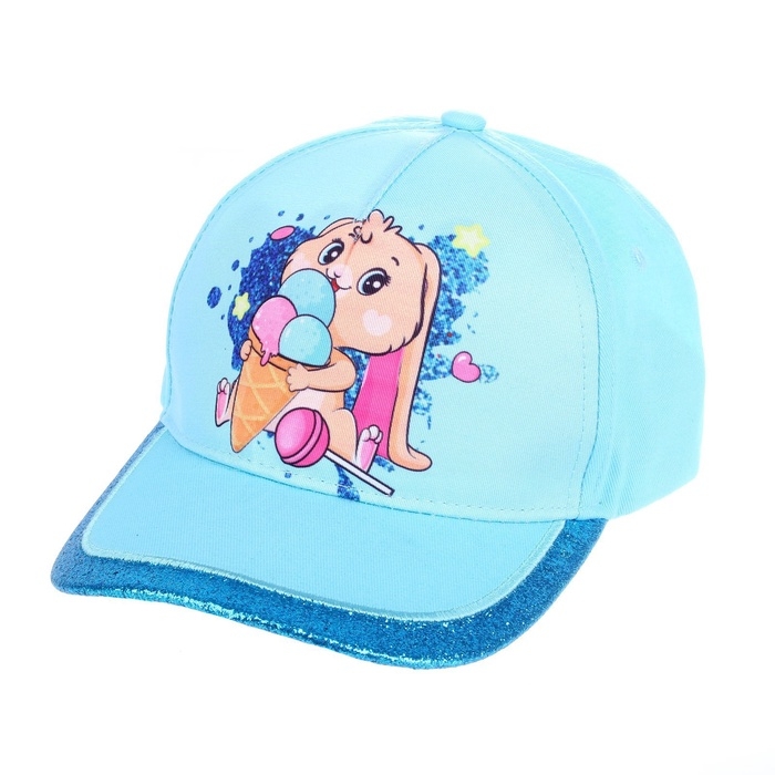 Кепка детская для девочки My sweety, голубая, р-р, 52-54 Кепка детская для девочки My sweety, голубая, р-р, 52-54