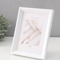 Фоторамка пластик "МИРАМ" 15х21 см, белый Фоторамка пластик "МИРАМ" 15х21 см, белый