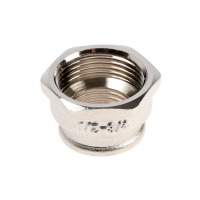 Муфта переходная AQUALINK, 1/2" х 3/4", внутренняя резьба, никелированная латунь