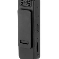 Видеокамера нагрудная CAM-16, 1920х1080, Full HD 1080p, 2 Мп, микрофон, чёрная Видеокамера нагрудная CAM-16, 1920х1080, Full HD 1080p, 2 Мп, микрофон, чёрная