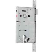 Корпус замка LOCKLAND для металлических дверей, без цилиндрового механизма, хром