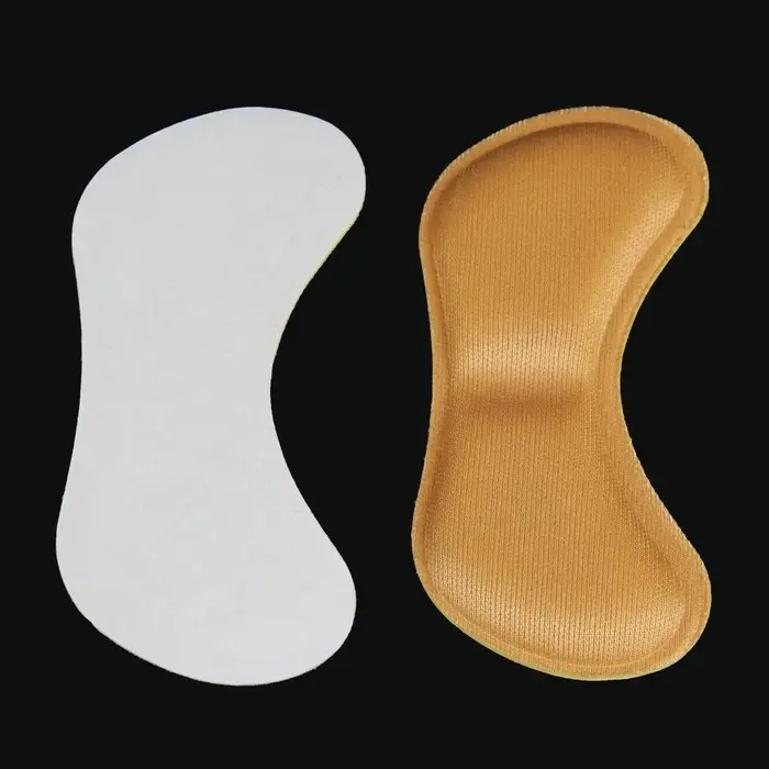 Пяткоудерживатели для обуви, на клеевой основе, 9&times;4.5 см, пара, бежевые